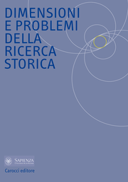 Cover of the journal Dimensioni e problemi della ricerca storica - 1125-517X