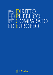 Copertina del fascicolo 3/2023 from journal Diritto pubblico comparato ed europeo