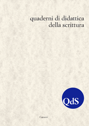 Cover: Quaderni di didattica della scrittura - 1825-8301