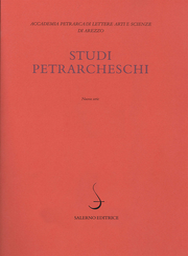 Cover of the issue number 1/2022 of the journal: Studi petrarcheschi